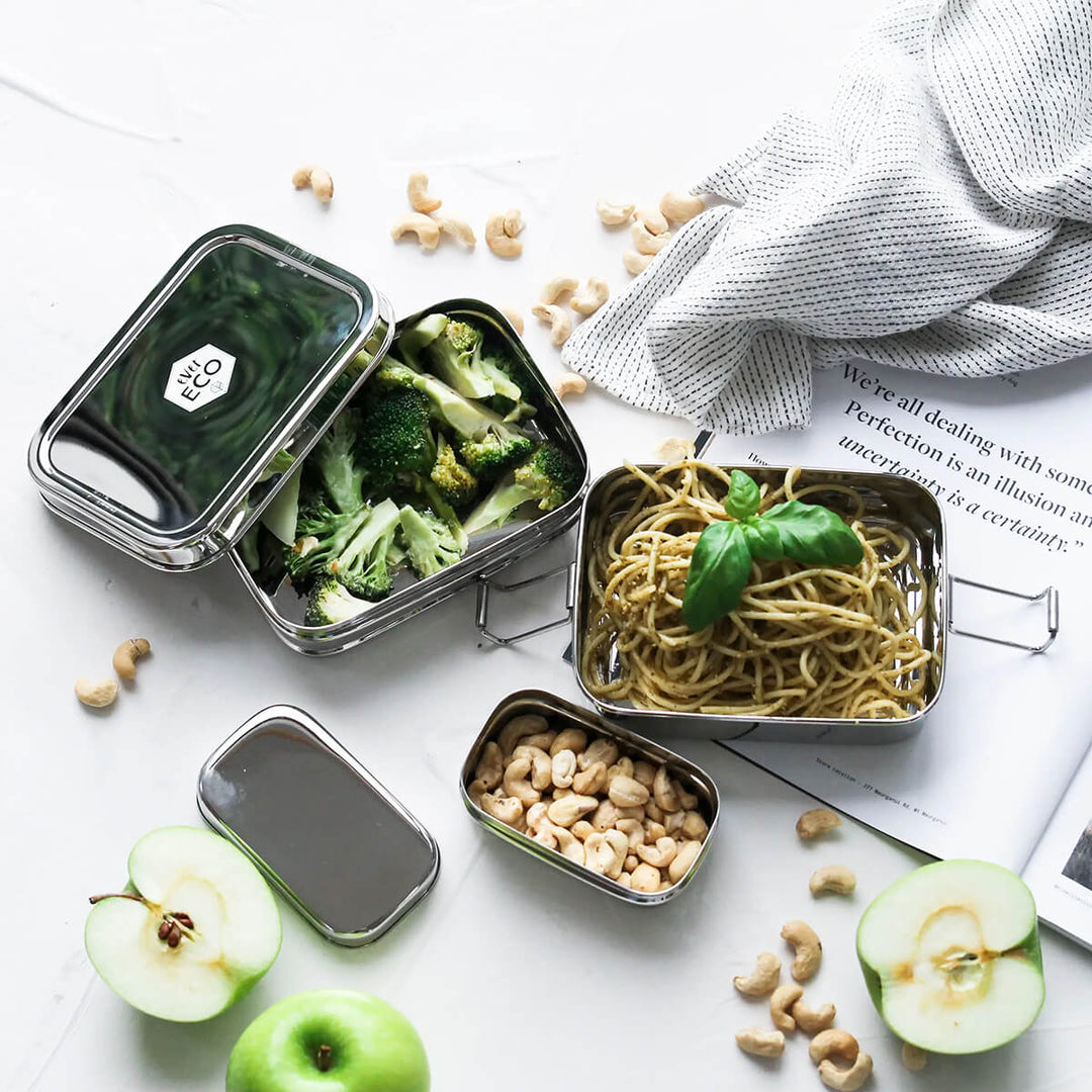 Ever Eco Stainless Steel Stackable Bento Box | Flora & Fauna AU