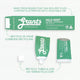 Recycling graphic and instructions for Grants toothpaste box and tube.