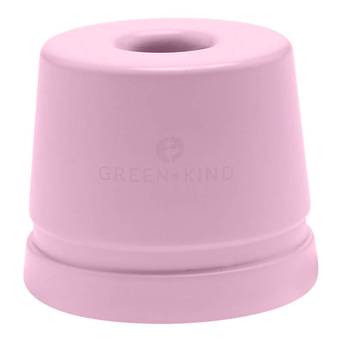 Green + Kind Reusable Safety Razor Stand in Pink. 