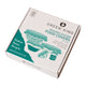 Green + Kind Reusable Silicone Food Covers Set of 6 in a white cardboard box with teal graphics and text, photographed on a white background.