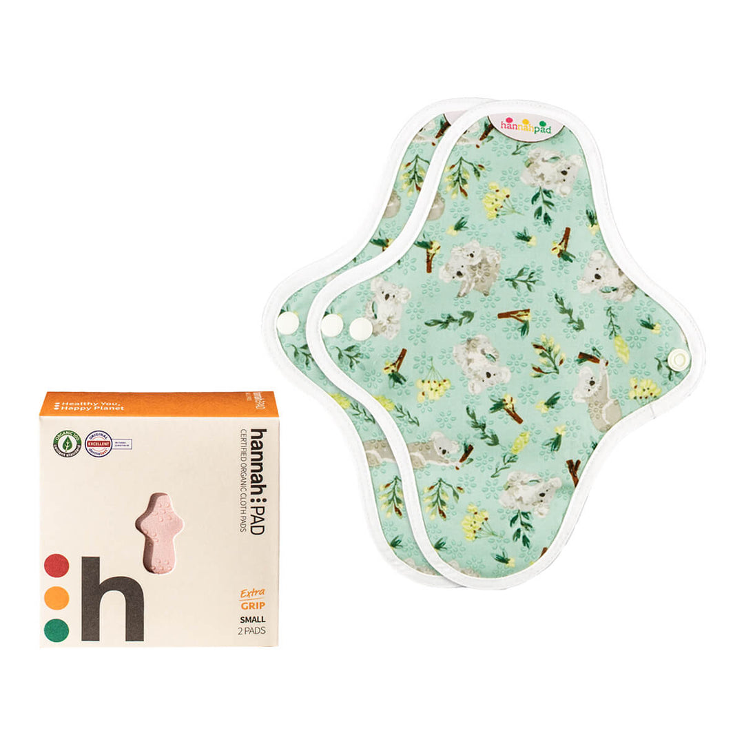 hannahPAD Reusable Cloth Pad - Extra Grip | Flora & Fauna AU