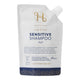 Holistic Hair sensitive shampoo refill pack on a white background
