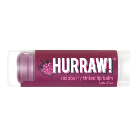 Hurraw Organic Tinted Lip Balm - Raspberry | Flora & Fauna AU