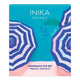 INIKA Organic Panoramic Eye Set packaging with beach umbrella design.