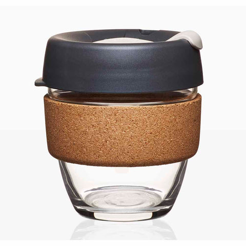 Glass Coffee Cup with Cork - Press
