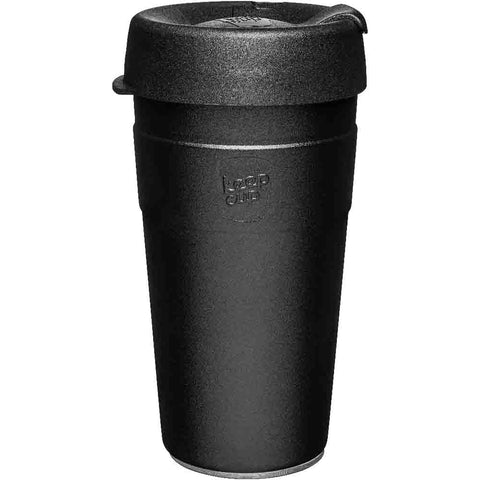 Stainless Steel Coffee Cup Thermal - Black 16oz