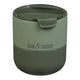 Front of Klean Kanteen Rise Lowball Tumbler 280ml Sea Spray. Green stainless steel mug.  