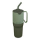 Klean Kanteen Rise Tumbler with Straw Lid 1064ml - sea spray. Carry handle & fits in most cup holders. 