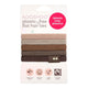 Pack of Kooshoo Plastic-Free Hair Ties - Earth Tints on a white background.