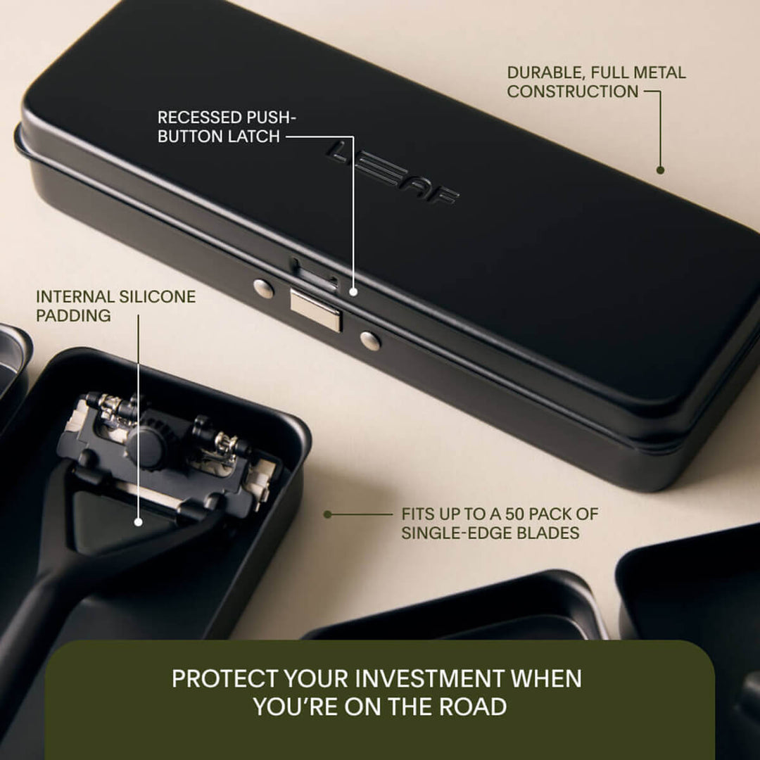 Leaf Shave Leaf Razor Travel Case | Flora & Fauna AU