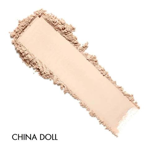 Makeup product with 'China Doll' shade on a white background