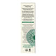 A tall, narrow product box for baby sunscreen, featuring detailed text about ingredients, usage, and benefits on a white background with a green circular graphic.