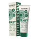 Little Urchin Baby Natural Clear Zinc Sunscreen tube and matching retail box, featuring a white and green design with SPF 50 protection claims.