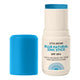 Little Urchin Blue Natural Zinc Stick SPF 50+ sunscreen stick shown with its blue cap removed and placed beside the cream-coloured stick container on a white background.