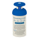 Back of pack of Little Urchin Natural Clear Zinc Sunscreen SPF 50 300g pump bottle showing the blue label panel and small print, on white