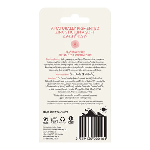 Red Natural Zinc Stick SPF 50+