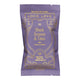 A purple stand-up pouch of Loco Love Black Sesame & Date chocolate with vanilla bean, featuring gold text and decorative line art on a white background.