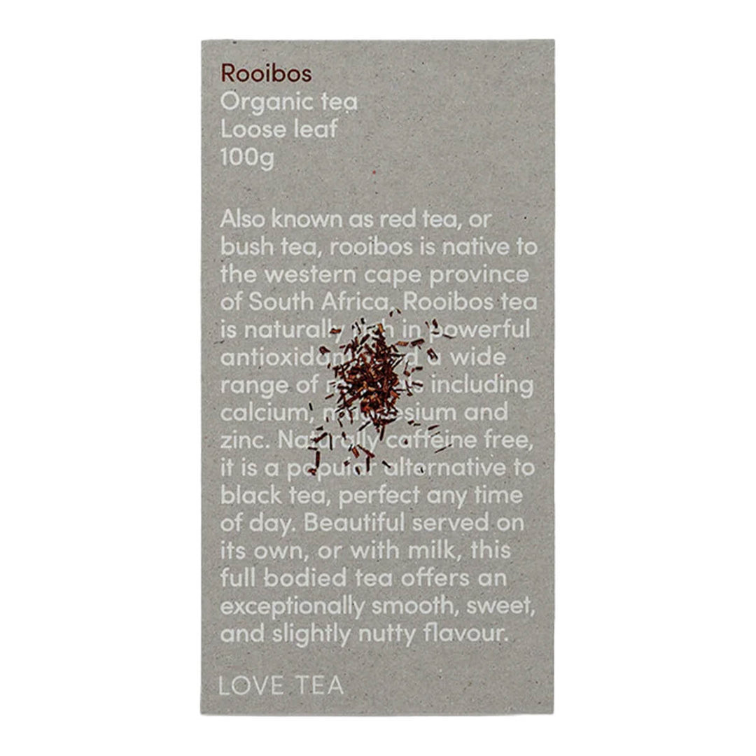 Love Tea Organic Rooibos Loose Tea 100g | Nourished Life AU – Flora & Fauna