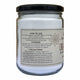 A clear glass jar of pure creatine monohydrate with a black lid and a label with usage & storage instructions and precautions. 