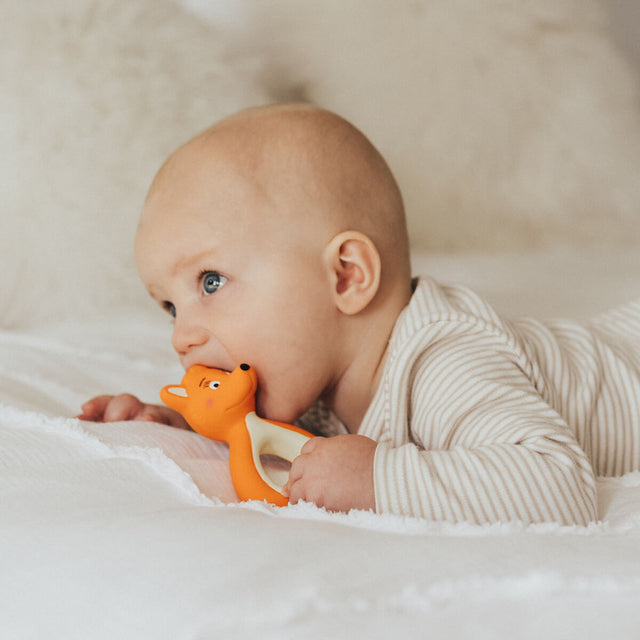 Mizzie The Kangaroo Mini Mizzie Baby Teether | Flora & Fauna AU