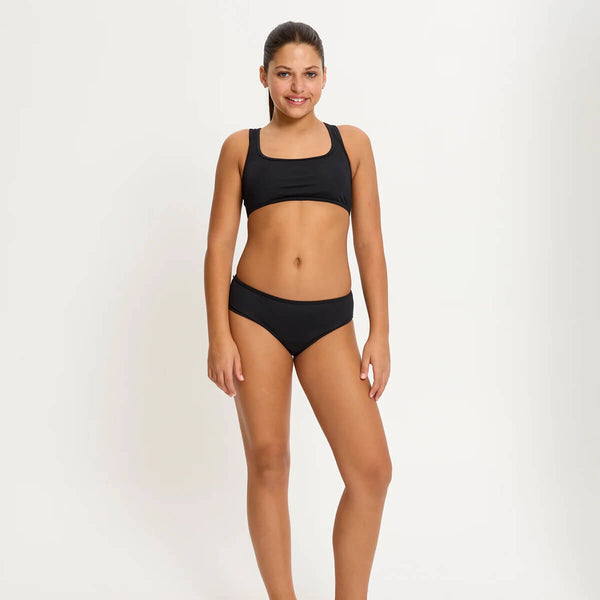 Teen Swimwear Bikini Brief Light Black Y08/10 - Main Image