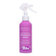 MooGoo Detangling Spray in a pink bottle with a white spray nozzle, shown on a plain white background.