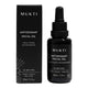 MUKTI Antioxidant Facial Oil 30ml dropper bottle pictured on a white background next to packaging.
