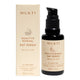 Mukti Bioactive Renewal Day Serum shown with its beige box and black pump bottle on a white background.