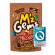 Mummy Meegz M'z Gems chocolate package with Quality Food Awards silver badge on a white background