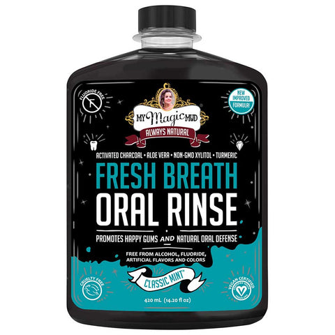 Charcoal Oral Rinse Classic Mint