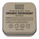 50g Noosa Basics organic deodorant cream tin with coconut flavour. Brown tin on a white background. 