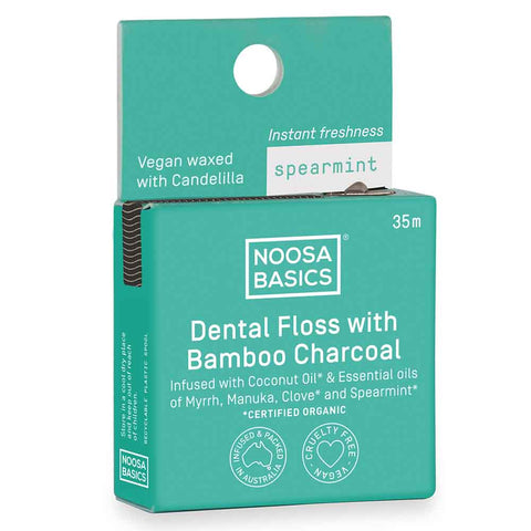 Dental Floss with Bamboo Charcoal - Spearmint