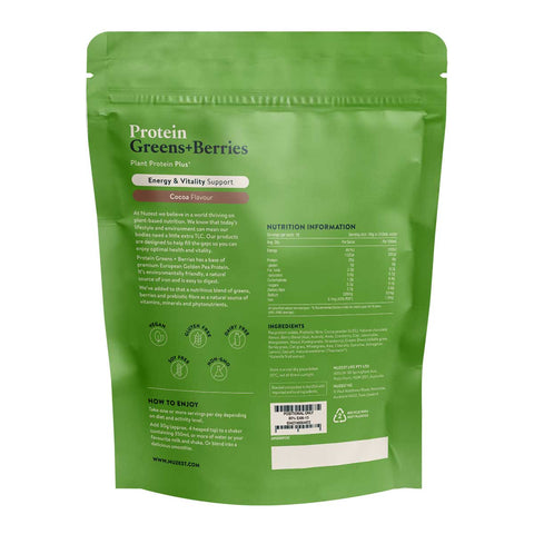 Protein Greens + Berries Cocoa Flavour