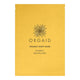 Yellow organic sheet mask packaging with 'Orgaid' branding on a white background.