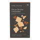 Pana Organic Pecan Brittle Chocolate packaging on a white background
