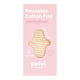 Front of Pelvi Reusable Cotton Pad Pantyliner. 1 x pad. 100% cotton. Australian owned company.