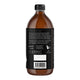 Brown bottle with black label on a white background.