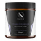 Jar of Qsilica Vegan Collagen powder on a white background.