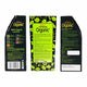 Three views of a Radico Colour Me Organic product packaging on a white background.
