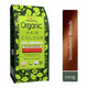 Organic Hair Colour package with green and brown design, featuring 'Radico Colour Me Organic' brand.