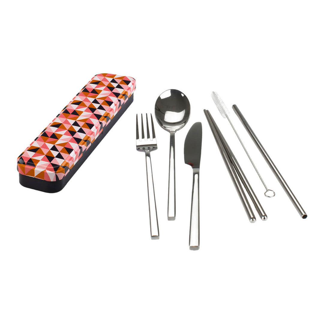 RetroKitchen Carry Your Cutlery - Geometric | Flora & Fauna AU