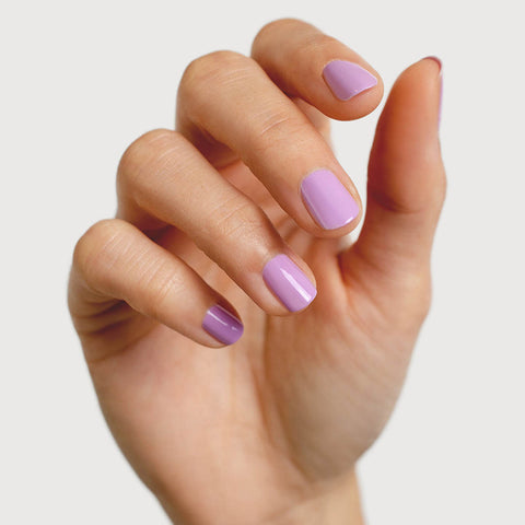 Hand model showing how the colour looks on light skin tones.
