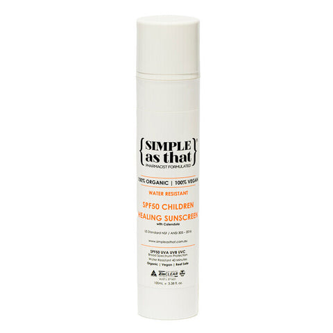 Simple As That SPF50 Children Healing Sunscreen | Flora & Fauna AU