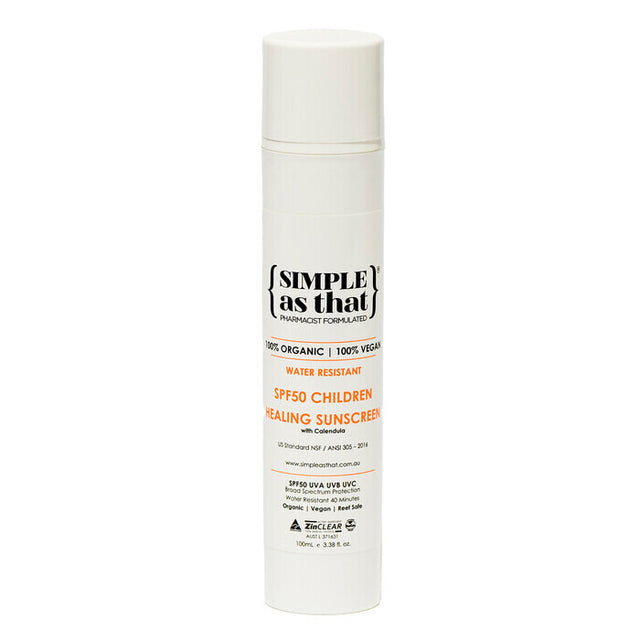 Simple As That SPF50 Children Healing Sunscreen | Flora & Fauna AU