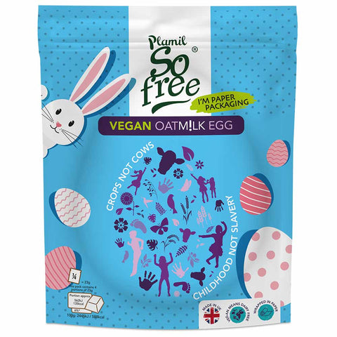 So Free “Milky “Oatmilk Choc Easter Egg in ECO POUCH