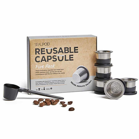 Reusable Coffee Capsules - 5 Pack
