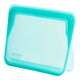 Aqua silicone stasher stand up food bag with 828ml capacity.