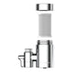 EcoPro SMR Tap Water Filter shown with lid off in exploded view with refillable filter section displayed.