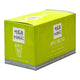 A bright lime green box of Tea Tonic Apple Tree Tea, featuring white and grey branding and text, shown on a clean white background. Naturally caffeine free. 20 individually wrapped tea bags.