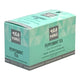 A box of Tea Tonic Peppermint Tea, featuring a light mint green geometric patterned design with dark grey text and brand logos.